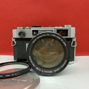 * Canon 7s range finder film camera body LENS 50mm F0.95 Dream lens large diameter lens operation verification settled present condition goods Canon 