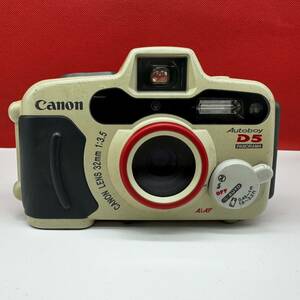 ▲ Canon Autoboy D5 PANORAMA コンパクトフィルムカメラ LENS 32mm 1:3.5 動作確認済 シャッター、フラッシュOK 現状品 キャノン 