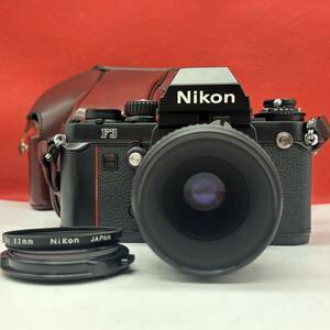 ◆ Nikon F3 フィルムカメラ 一眼レフカメラ ボディ Micro-NIKKOR 55mm F2.8 Ai-s レンズ シャッター、露出計OK ニコン