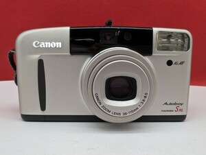 ▼ Canon Autoboy SXL コンパクトフィルムカメラ 38-115ｍｍ F3.6-8.5 動作確認済 シャッター、フラッシュOK キャノン