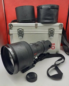 ■ SIGMA APO AF 500mm F4.5 カメラ レンズ 単焦点 動作確認済 ケース付 ミノルタ ソニー Aマウント シグマ