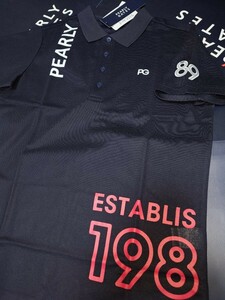 【新品正規品】PEARLYGATES パーリーゲイツ/ ビッグ裏カノコ メンズ半袖ポロシャツ /カラーネイビー/サイズ(6)LL,XL /抜群の通気性と肌触り