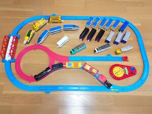  Plarail vehicle & roadbed set 500 series Shinkansen C26 steam locomotiv builder liner Plarail .U Turn rail set sale washing ending 