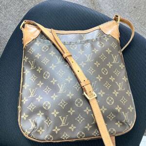 ☆1円☆LOUIS VUITTON ルイヴィトン モノグラム オデオンMM M56389 ショルダーバッグ 斜めがけバック serial VI4008ブラウン 