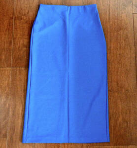 ユニクロ:C UNIQLO クレープジャージーナロースカート WOMEN Mサイズ ブルー【新品未使用】