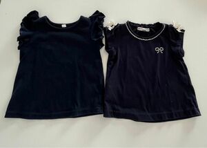 女の子　トップス　カットソー　半袖　80 エニィファム　西松屋　２枚　Tシャツ