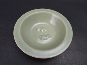  Song era dragon Izumi kiln .. fish . plate 