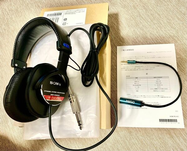 モニターヘッドホン SONY MDR-CD900ST ★おまけ付き(変換ケーブル) 