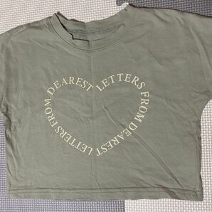 MINI ROBE 半袖 ハートロゴ Tシャツ 子ども服