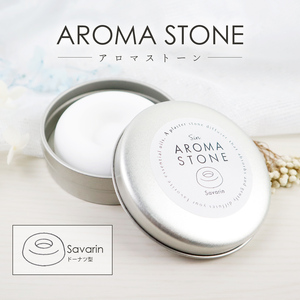  aroma Stone Sava Ran doughnuts shape can entering lovely stylish made in Japan unglazed pottery . white aroma diffuser simple plate 