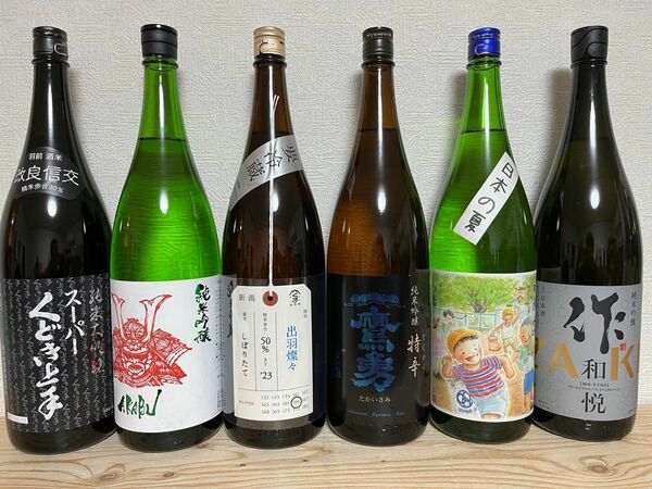 No.102 日本酒 6本セット※純米大吟醸2本入れました