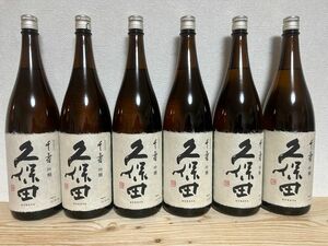 No.109 日本酒 久保田 千寿 吟醸 1800ml 6本セット