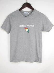 アーノルドパーマー ARNOLD PALMER Tシャツ 半袖 ロゴ コットン L グレー C735