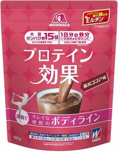 森永製菓 森永 プロテイン効果 森永ココア味 660g (約30回分) ウイダー ソイプロテイン ソイカカオ ボディメイク用プロテ