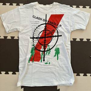 The Clash Out On Parole Tour 1978 Tシャツ　英国　ロンドン　UK パンク　ロック