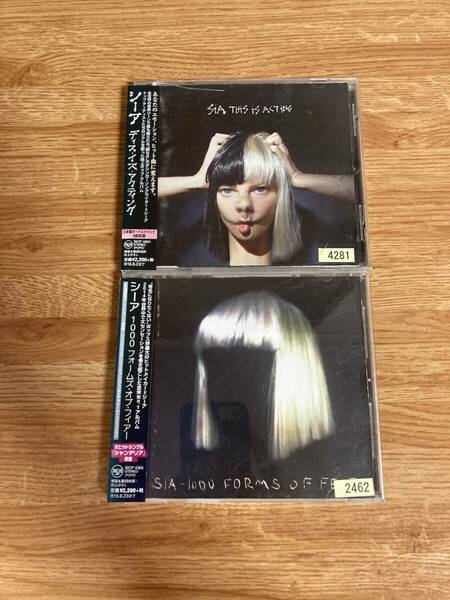 sia this is acting 1000 forms of fear CD 2枚セット