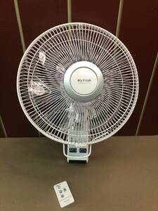  used * wall hanging electric fan * remote control attaching * Toshiba /TOSHIBA*TLF-30R20*2017 year made *30cm*7 sheets wings * operation verification ending 