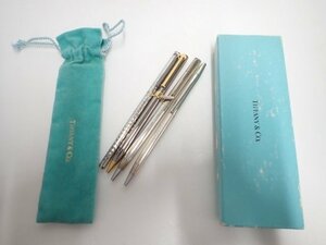 TIFFANY & CO Tiffany шариковая ручка MENARD T зажим + T зажим + STERLING короткая клюшка узор + STERLING.. узор % 6E68A-48