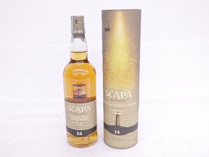 【未開栓】SCAPA/スキャパ オークニー シングルモルトスコッチ 14年 Aged 14years 700ml 40% 元箱付 ◆ 6E67F-109