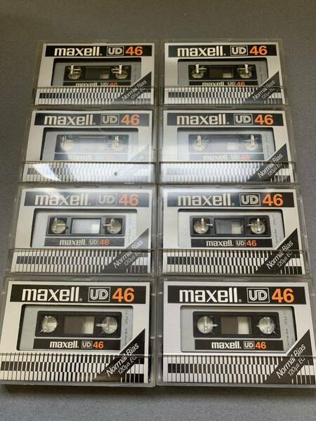 中古 カセットテープ maxell マクセル UD 8本セット 送料込み