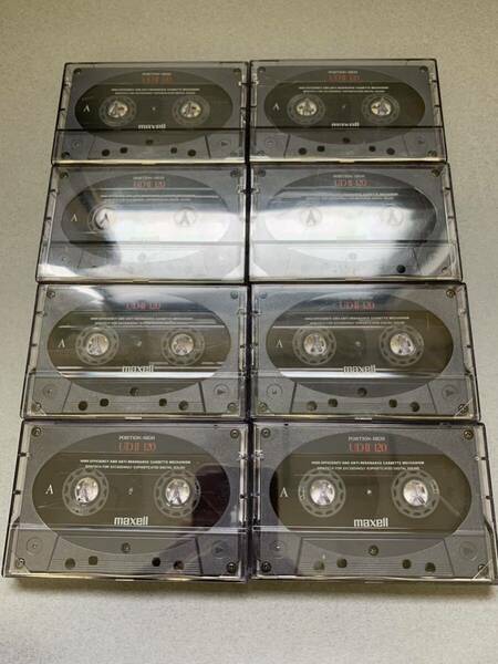 中古 カセットテープ maxell マクセル UDII 8本セット