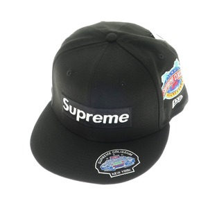 【未使用】シュプリーム Supreme 2023年秋冬 Championships Box Logo New Era 帽子 キャップ ブラック【サイズ7 5/8】