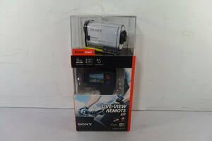 ◆未使用 SONY(ソニー) 防水/防塵/耐衝撃 アクションカム HDR-AS100VR ライブビューリモコン付 デジタルビデオカメラ/ウェアラブルカメラ
