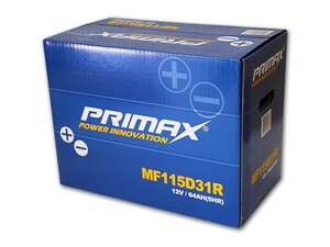 正規品 新品 バッテリー MF 115D31R ( 75D31R 80D31R 85D31R 90D31R 95D31R 100D31R 105D31R 115D31R 120D ) 適合品 最短 即日発送　PRIMAX