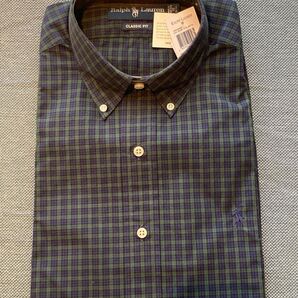 半額以下!RLボタンダウン シャツ クラシックフィット サイズ15 32/33