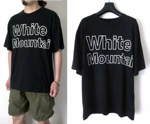 WHITE MOUNTAINEERING ホワイトマウンテニアリング ビックロゴ 半袖Tシャツ 1 ブラック ※レターパック発送無料