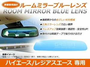 ハイエース 200系2##系 ルームミラー ブルーミラーレンズ ワイドビュー MURAKAMI 7225 バックミラー 見やすい 車内 センター ミラー 鏡