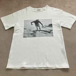 ZUMA CALIFORNIA RON HERMAN ロンハーマン Tシャツ サイズS サーフィン ホワイト バックプリントあり サザビーリーグ 正規品 美品