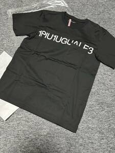 極美品 1PIU1UGUALE3 / FIXER / PRINT T-SHIRT / PREMIUM SMOOTH［BLACK］サイズⅣ AKM wjk ジュンハシモト