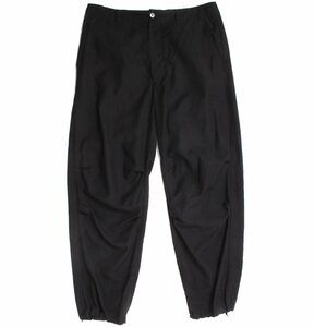 UNIVERSAL PRODUCTS COTTON LINEN FIELD TROUSERS 定価30,800円 size3 ブラック 221-60502 ユニバーサルプロダクツ トラウザーパンツ