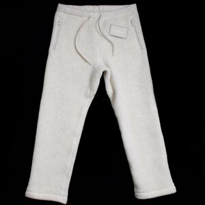 23AW【タグ付・定価33,000円】YAECA【UNISEX】Natural Wool Fleece Easy Trousers 13651 S ヤエカ ウールフリースパンツ イージーパンツ