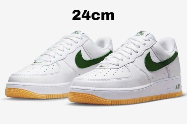 ナイキ エアフォース1 ロー カラー オブ ザ マンス グリーン スウッシュ 新品　24cm Nike Air Force 1