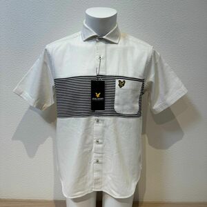 XL新品LYLE&SCOTTライル＆スコットボーダー切替半袖シャツ夏物正規品