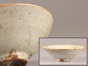 古美術 朝鮮古陶磁器 高麗青磁 鉢 時代物 極上品 初だし品 C6443