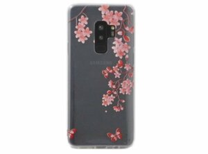 Galaxy S9+ SC-03K SCV39 ギャラクシー S9+ プラス docomo ドコモ AU ジャケット 光沢 ＴＰＵ ソフトタイプ ケース カバー ちょうちょう