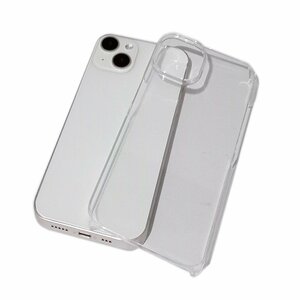 iPhone 14 Plus アイフォン アイホン 14 プラス ジャケット シンプル 無地 光沢 プラスチックハード ケース カバー クリア 透明