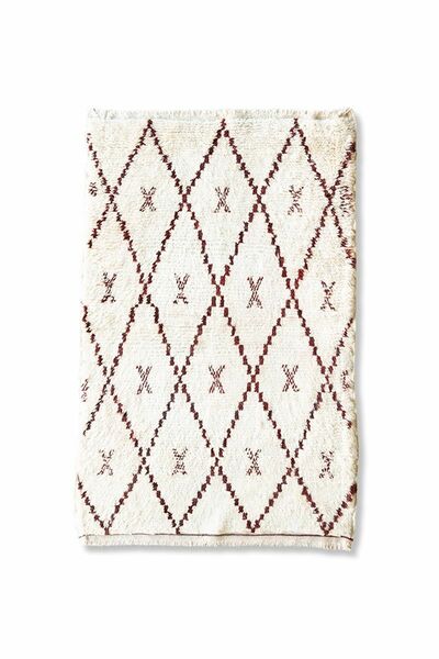 125 x 85cm　モロッカンラグ　トライバルラグ　ベニワレン　タズナフト ペルシャ絨毯 アフガン絨毯 パキスタン絨毯