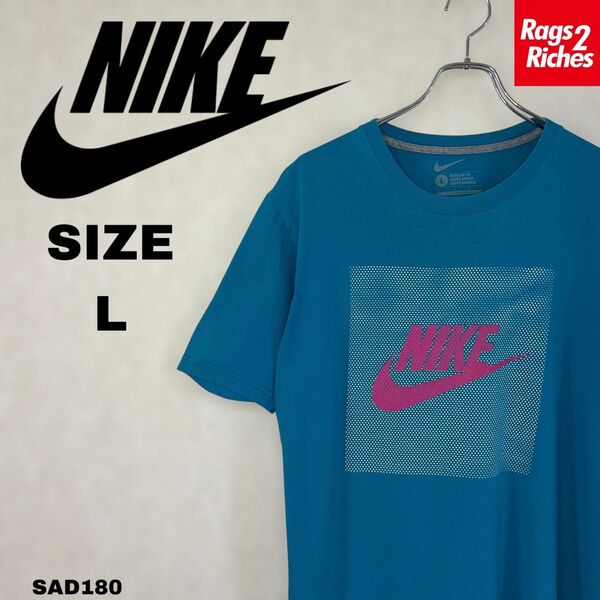 NIKE ナイキ ビッグ ロゴ ドット プリント Tシャツ