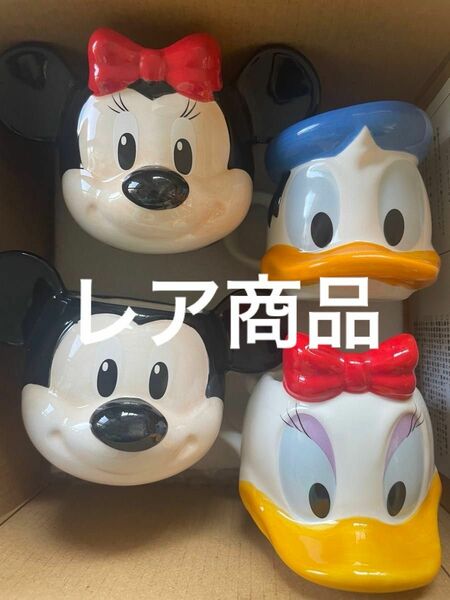 ディズニー　マグカッププリン皿　プリン容器　ミッキー　ミニー　デイジー　ドナルド