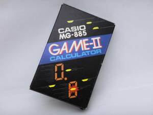 CASIO ゲーム電卓/GAME-II/MG-885/エイトアタック/電卓/ゲーム/カシオ/昭和/レトロ