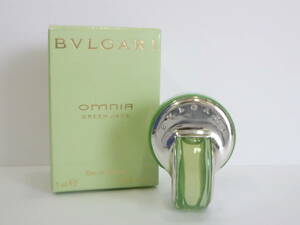 63593◆香水 BVLGARI/ブルガリ OMNIA/オムニア GREEN JADE/グリーンジェイド 5ml 元箱有◆