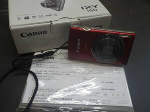 Canon キャノン デジタルカメラ IXY 160 PC2196 デジカメ コンパクト レッド系