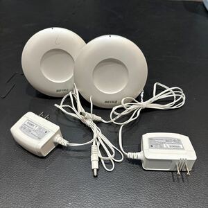 2台セット BUFFALO WiFi 無線LAN connectシリーズ 専用中継機 WEM-1266 11ac 866+400Mbps 独自メッシュ機能搭載 中古AirStation connect 