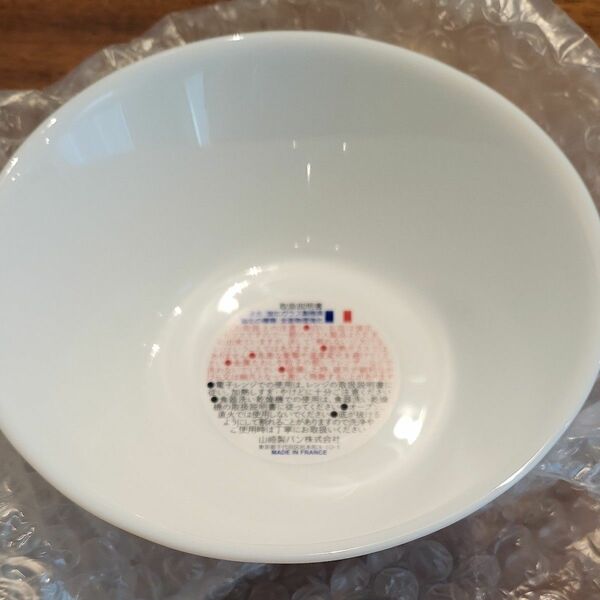 山崎製パン　 サラダボウル　 アルクフランス社製　 白い皿