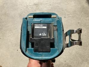  Junk Makita impact driver TD171D body only base defect 