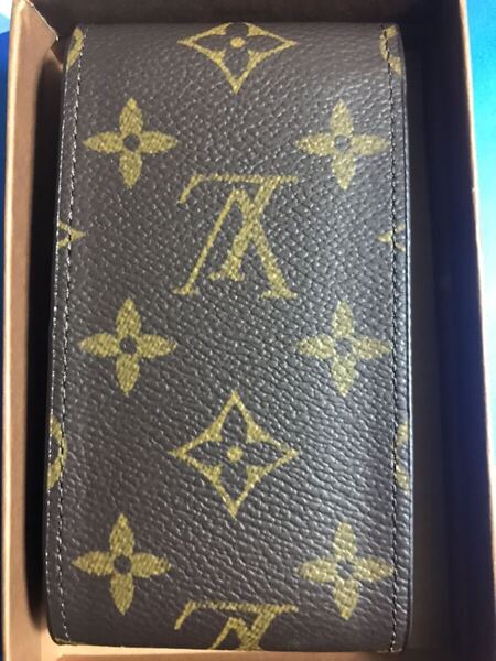 【未使用保管品】5枚目少しきず有り LOUIS VUITTON ルイヴィトン モノグラム タバコケース シガレットケース